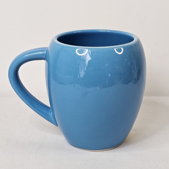 Woodstock Mug Peanuts Charlie Brown Blue Coffee Mug Yellow Bird Snoopy 16oz 2013 - Picture 2 of 4